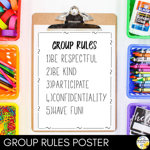 Self-Regulation School Counseling Group - Emotional Regulation & Coping Skills